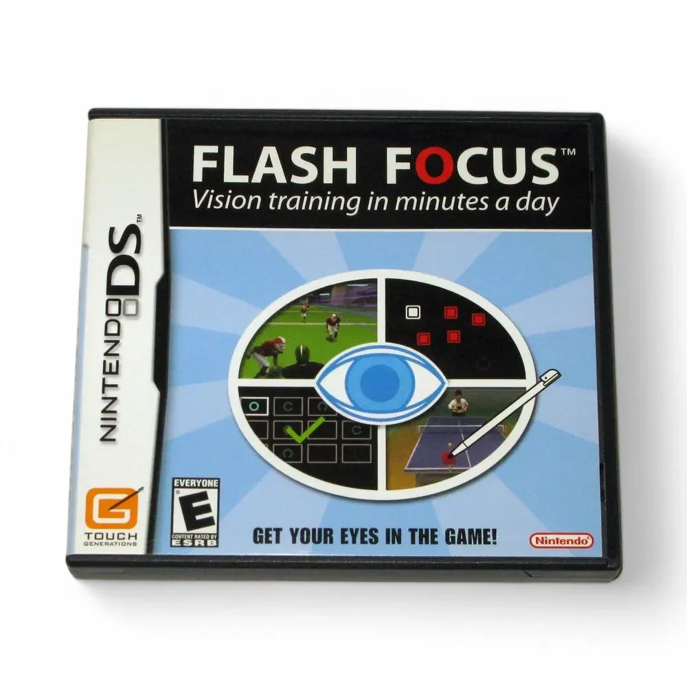 Flash Focus Vision Training in Minutes a Day Nintendo DS Game